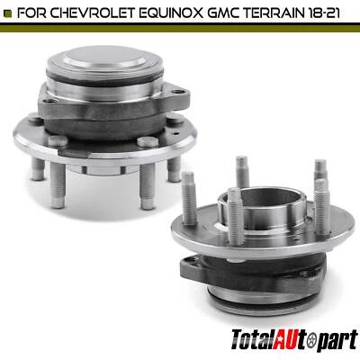 Nuevo conjunto de cojinete de cubo de rueda 2x para Chevrolet Equinox GMC Terrain trasero derecho y derecho Foto 1 de 4