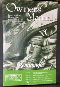 Remington 870 & 870 Super Magnum Pump Action Shotgun Owner's Manual PB GUC 2007 - Picture 1 of 7