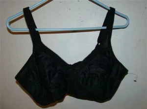 NWOT Carnival 42B Black Camisole Shoulder Soft Cup Bra 620 #87786 - Picture 1 of 2