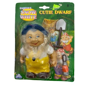 Figura de colección Eugene Blancanieves Cutie Dwarf 1993 mono amarillo sellado - Imagen 1 de 9