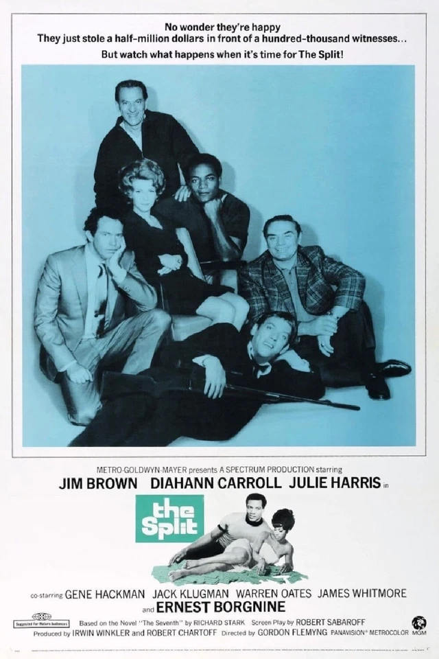 THE SPLIT (1968) Gene Hackman, Julie Harris, Public Domain DVD NO CASE - Image 1 of 2