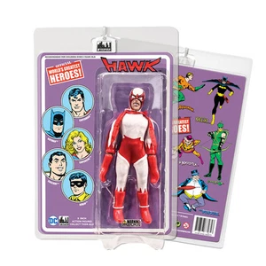 DC Comics Hawk 8 inch Action Figure on Retro Card - Picture 1 of 1