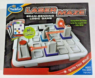 NUEVO Caja Abierta Think Fun LASER LABERINTO Lógica Juego Cerebral STEM Juguete Niños Niñas Edad 8+ Foto 1 de 4