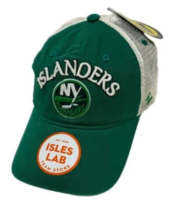 Zephyr NHL New York Islanders "Lucky” Unstructured Curved Bill Mesh ADJ Hat NWT - Picture 1 of 6