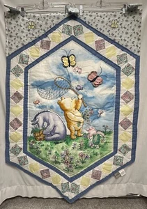 Decoración de pared de cuna acolchada vintage Disney clásico Pooh "Winnie the Pooh" 32"x47" - Imagen 1 de 12