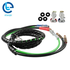 12Feet 3-in-1 Wrap Set Air Line Hose Assemblies For Semi Truck&Tractor&Trailer - Picture 1 of 9