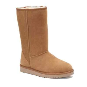 NIB Women's Koolaburra by UGG Classic Tall Winter Boots Chestnut - Picture 1 of 5