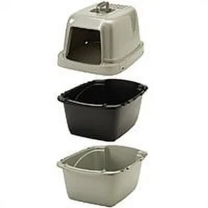 CP77 Enclosed Sifting Cat Pan/Litter Box, Extra Large - Picture 1 of 5