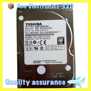 New Toshiba 750GB 5400RPM HDD Hard Drive SATA 2.5" MQ01ABD075H AAS AC00/AUF01H - Picture 1 of 3