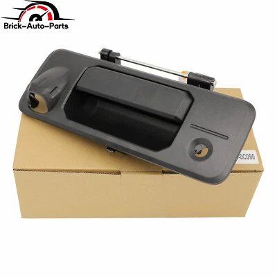 Manija texturizada del portón trasero para Toyota Tundra 2014-2021 2016-2023 Tacoma con orificio para llave Foto 1 de 4