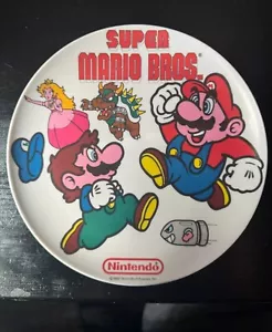 1989 Super Mario Bros Plate - Excellent Condition - Picture 1 of 2
