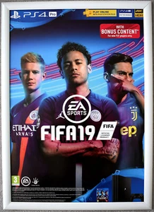 FIFA 19 RARE PS4 42cm x 59cm Promotional Poster #2 - Picture 1 of 1