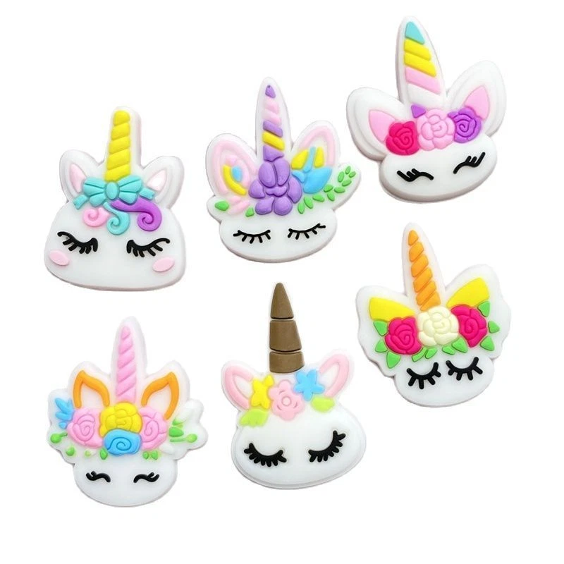 Unicorn Series Flatback Soft Glue Accessories DIY Photo Album Decoration 10pcs S - Image 1 of 4