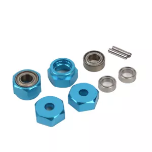 Aluminum 12mm Hex Wheel Hubs Adapter für Tamiya DT-02 DF02 RC Buggy Car 2WD - Bild 1 von 4