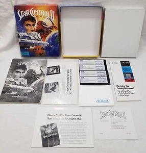 Star Control II 2 Stück Big Box KOMPLETT DOS StarControl Auszeichnung Diskette 5,25 Disks - Bild 1 von 9