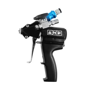 Pistola pulverizadora de purga de aire pistola pulverizadora de espuma de poliuretano P2 autolimpiante 35Mpa negra - Imagen 1 de 13