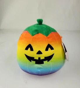 Squishmallows New 8" Staley Rainbow Pumpkin - Official Kellytoy 2022 Halloween P - Picture 1 of 4