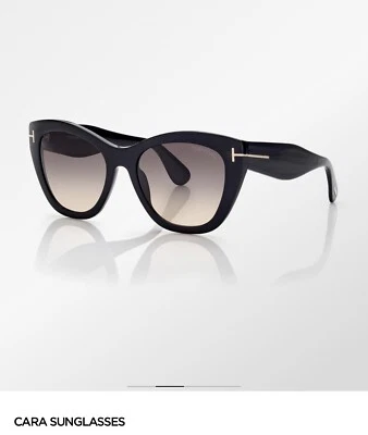 NUEVAS GAFAS DE SOL TOM FORD TF940/S 01D CARA NEGRAS GRIS POLARIZADAS AUTÉNTICAS Foto 1 de 4