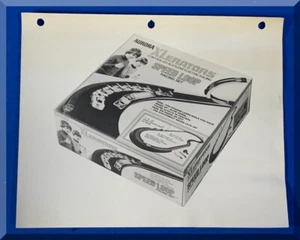 1970s AURORA XLERATORS 8x10 BLACK & WHITE GLOSSY PHOTO HO SLOTLESS RACE CAR SET - Picture 1 of 1