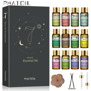 Essential Oils Set - 12 Pcs 5ml Essential Oils for Candle Making,Diffusers,Skin - Picture 1 of 13