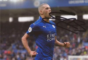 LEICESTER: ISLAM SLIMANI SIGNED 6x4 ACTION PHOTO+COA - Picture 1 of 1
