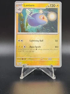 Lanturn 21/91 Paldean Fates Reverse Holo NM PAF EN Pokemon Card Scarlet & Violet - Picture 1 of 2