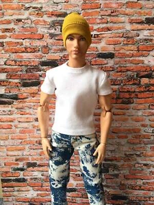 Bouutique Vital Kurzarm T-Shirt für Ken Puppe, viele Farben - Bild 1 von 28