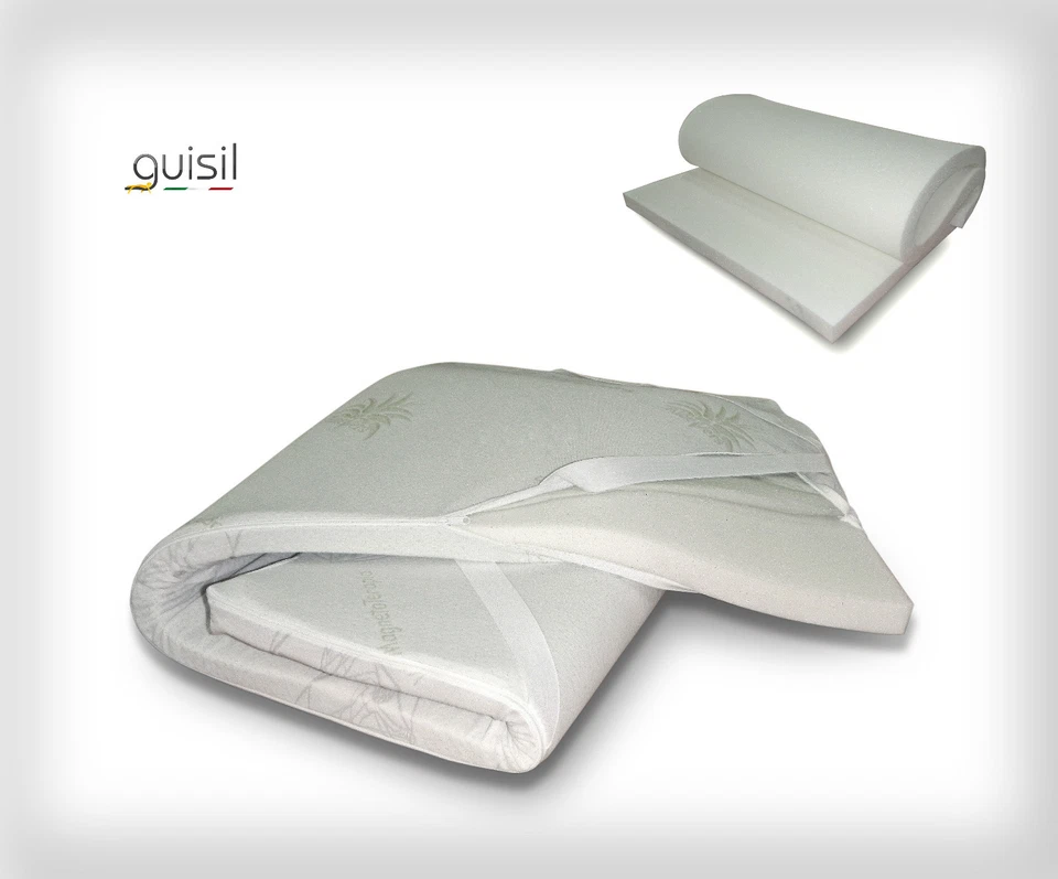 Topper Correttore ALTA QUALITA' WATER FOAM SPUGNA materasso NEW - Immagine 1 di 1