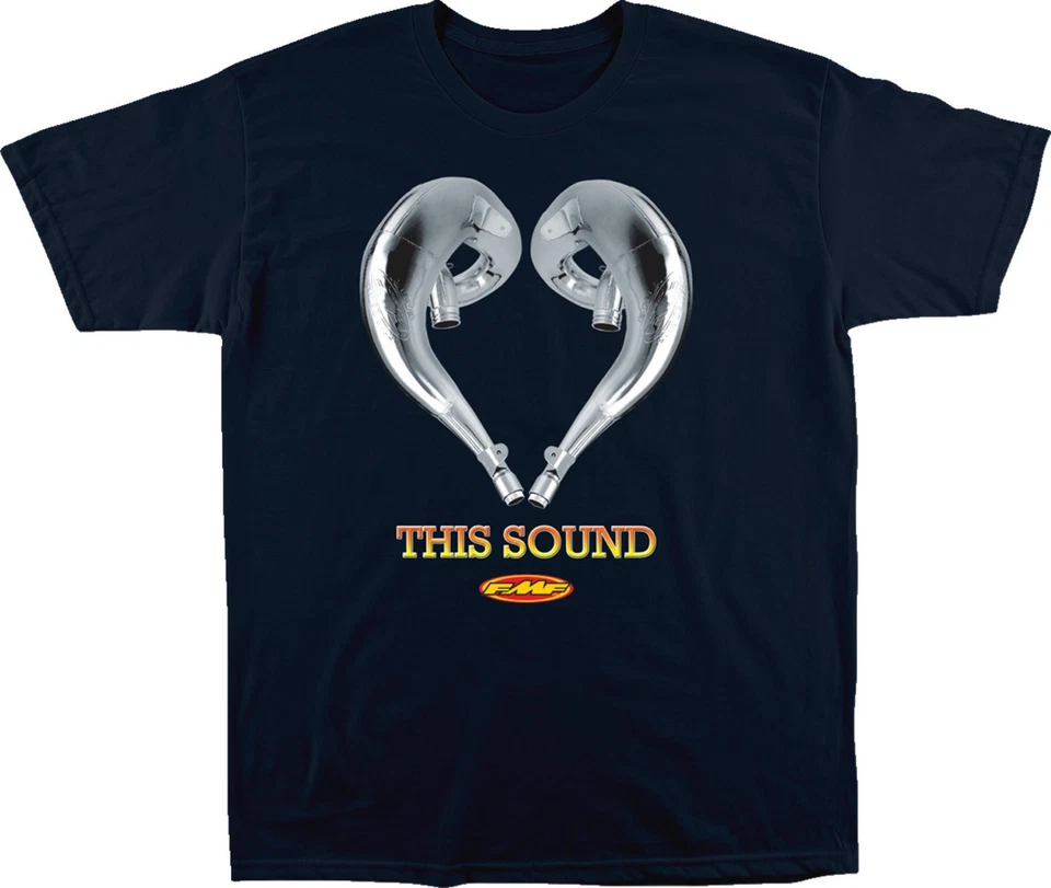 FMF Love Sound Mens Short Sleeve T-Shirt Navy Blue - Image 1 of 1