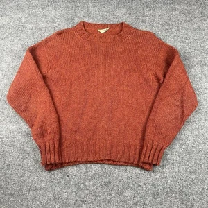 Vintage W.BILL London Wool Sweater Women's Burgundy Chunky Knit Long Sleeve - Picture 1 of 8