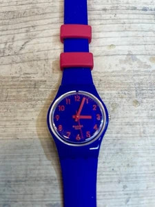 Swatch Watch Pink Extra Long Double Wrap Strap - Picture 1 of 5