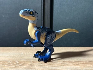 LEGO JURASSIC WORLD Raptor Velociraptor Blue Sand Blue raptor13 Rare - Picture 1 of 2