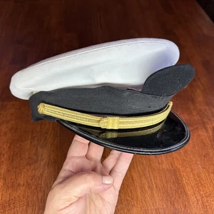 United States Military Hat Cap Navy White Dress - Picture 1 of 8
