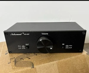 Nobsound NS-05P Balanced Stereo Converter Audio Selector Box Passive Preamp - Picture 1 of 5