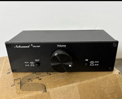 Nobsound NS-05P Balanced Stereo Converter Audio Selector Box Passive Preamp - Image 1 of 4