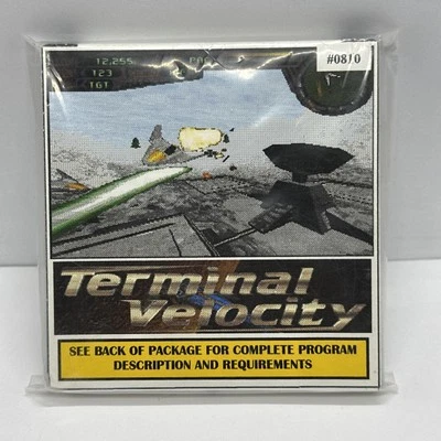 3 1/2" Floppy Disc Terminal Velocity Computer Video Game 3 discs Sealed - Image 1 of 4