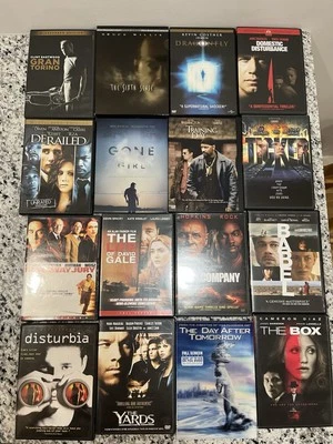 Wholesale 16 DVD/Blue Ray Thriller Movies - Brand New/Used 1 Time, No Duplicates - Image 1 of 4