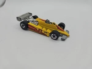 Hot Wheels Turbo Streak #7 1982/1983 Yellow Enamel Blackwall - Made In Malaysia - Picture 1 of 8