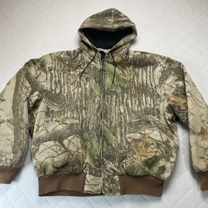 Vintage Walls Jacket Men’s Large/XL Camouflage Realtree Full Zip Hooded Hunting - Imagen 1 de 18