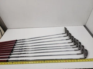 Ping Eye 2 Iron Set 2-PW Orange Dot Karsten ZZ-Lite Regular Steel Mens RH NICE! - Picture 1 of 16