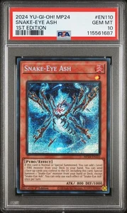 2024 Yu-Gi-Oh Snake-Eye Ash MP24-EN110 Prismatic PSA 10 (Aug 25) - Picture 1 of 2