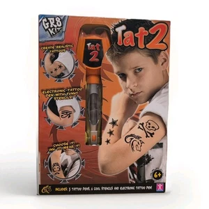 GR8 Tat2 Kinder Tattoo Stift Kit Alter 6+ Elektrisch - Bild 1 von 2