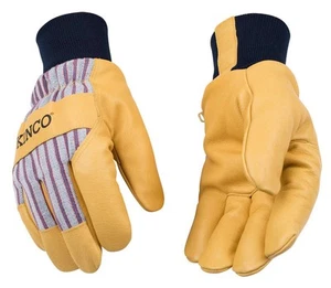 Kinco 1927KW Small Lined Pigskin Gloves with Heat Keep Insulation and Knit Wrist - Picture 1 of 5