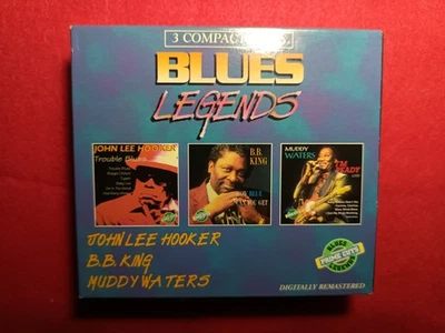 Blues Legends - John Lee Hooker BB King Muddy Waters 3 CD BOX SET MINT LIKE NEW! - Image 1 of 4