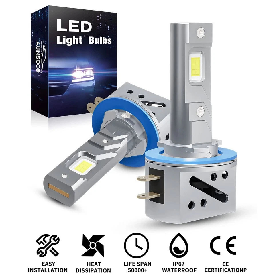 H11B LED Headlight KIT High Low Beam Lamp For HYUNDAI VELOSTER 2012-2015 2017 - Image 1 of 4