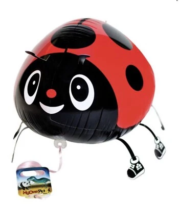 My Own Pet Red Black Ladybug Lucky Air Walker Balloon 14” NEW Party Balloon NEW - Image 1 of 4
