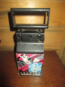 Neu im Karton Vintage schwarz abschließbares Transportsystem Skibeuteltasche für Ski & Stöcke - 1980er - Bild 1 von 5