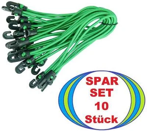 10 Zelt Planen Banner Spanner 18cm GRÜN Gummi Planenspanner Spannfix Spanngummi - Bild 1 von 7