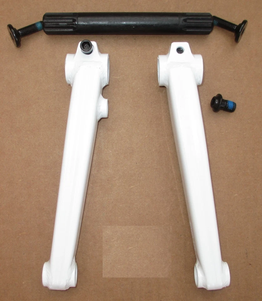 Crankarm Set SE BIKES BMX V-RIDGE Cromo 175 or 180mm 19mmx8 Spline BB Axle  - Image 1 of 1