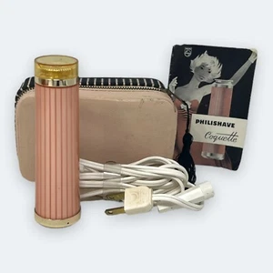 Philishave Coquette Pink Lady Electric Shaver Razor Collectible Vintage - Picture 1 of 9